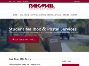 Pak Mail Ole Miss